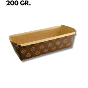 MOLDE BUDIN PAPEL 200G 155X49X41X UNID