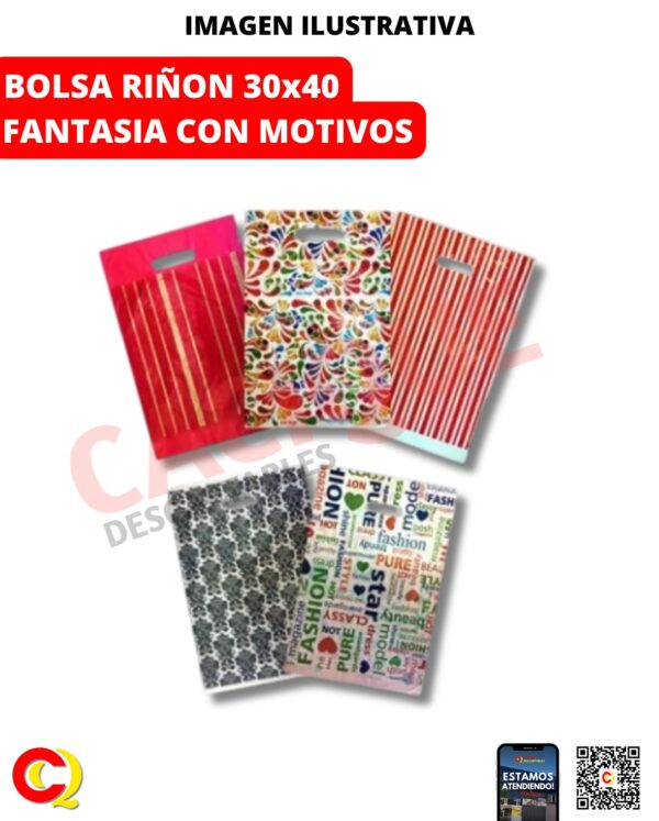 BOLSA RI?ON FANTASIA 30X40X 50UNID