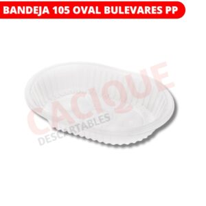 BANDEJA 105 BULEVARES PP OVAL X50UNID APROX