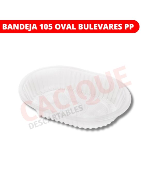 BANDEJA 105 BULEVARES PP OVAL X50UNID APROX