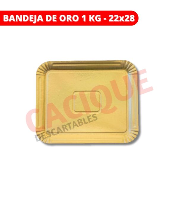 PLATO ORO 1 KG 23X28