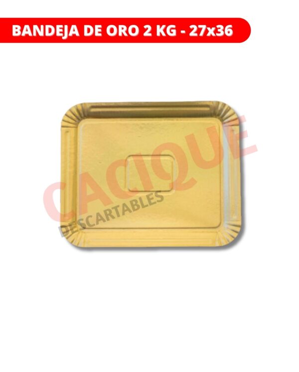 PLATO ORO 2 KG 30X40