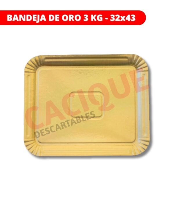 PLATO ORO 3 KG 35X45