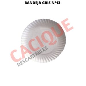 BANDEJA CARTON GRIS N?13 X 20 UNID
