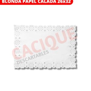 BLONDA PAPEL CALADA N?26X32
