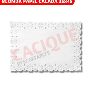 BLONDA PAPEL CALADA N?35X45
