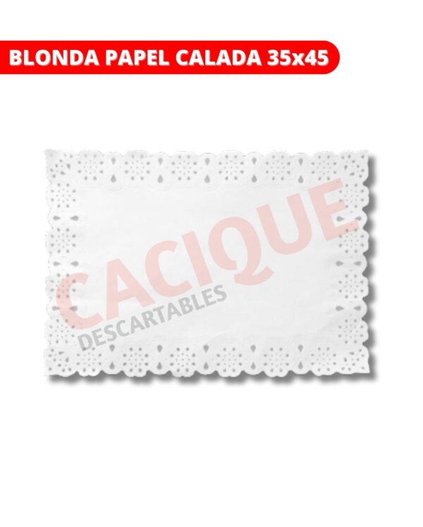 BLONDA PAPEL CALADA N?35X45