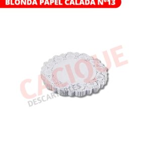 BLONDA PAPEL CALADA N?13
