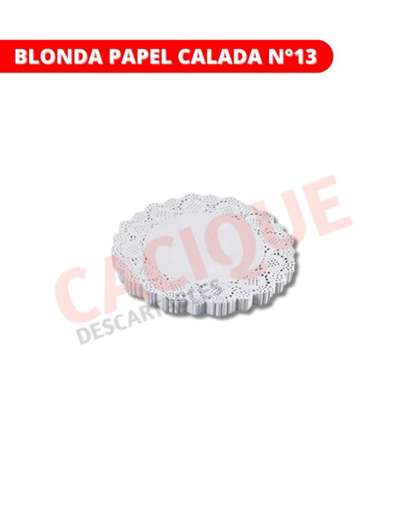 BLONDA PAPEL CALADA N?13