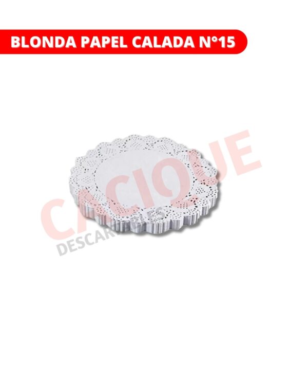 BLONDA PAPEL CALADA N?15