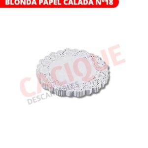 BLONDA PAPEL CALADA N?18