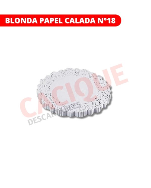 BLONDA PAPEL CALADA N?18