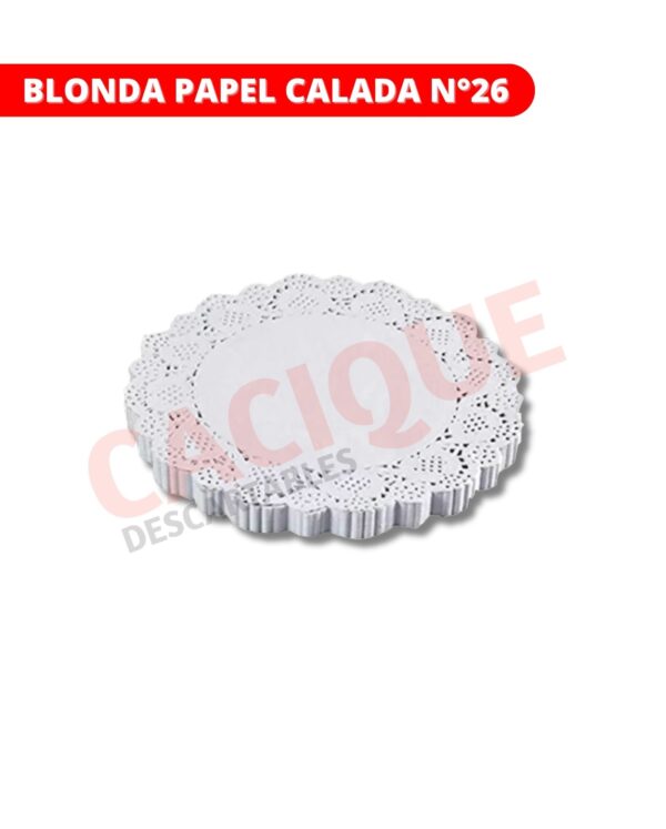 BLONDA PAPEL CALADA N?26