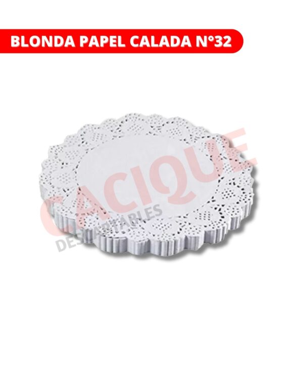 BLONDA PAPEL CALADA N?32