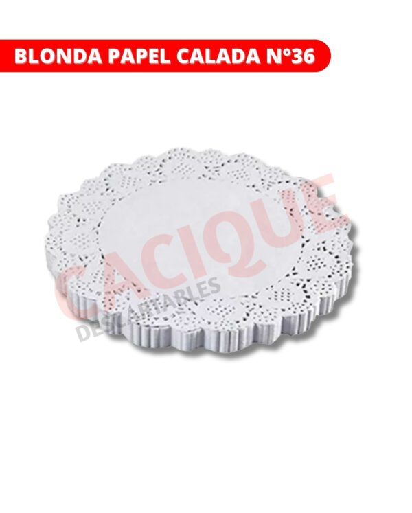 BLONDA PAPEL CALADA N?36