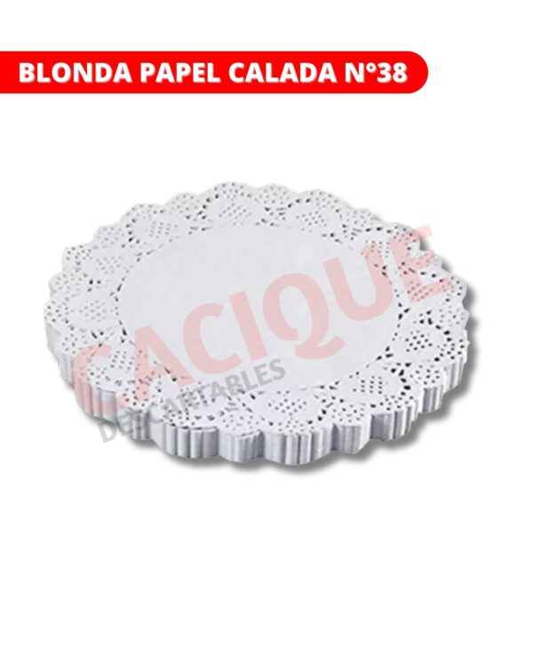 BLONDA PAPEL CALADA N?38