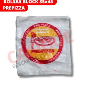 BOLSA BLOCK PRE-PIZZA X 100 U