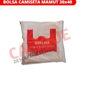 BOLSA CAMISETA 30X40 MAMUT