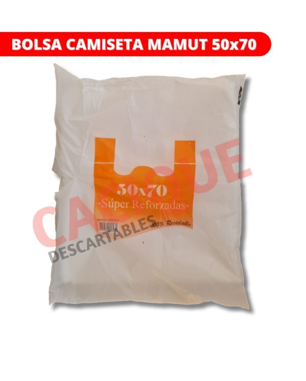 BOLSA CAMISETA 50X70 MAMUT