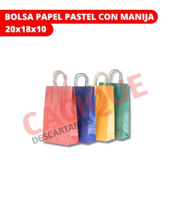 Bolsa Pastel Manija 20x18x10