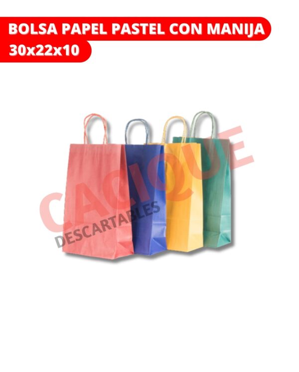 Bolsa Pastel Manija 30x22x10