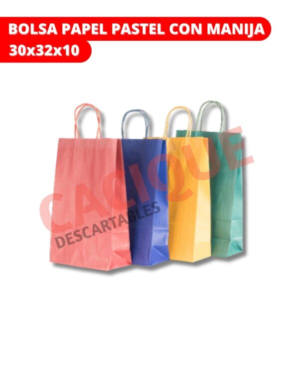 BOLSA PASTEL MANIJA 30X32X10