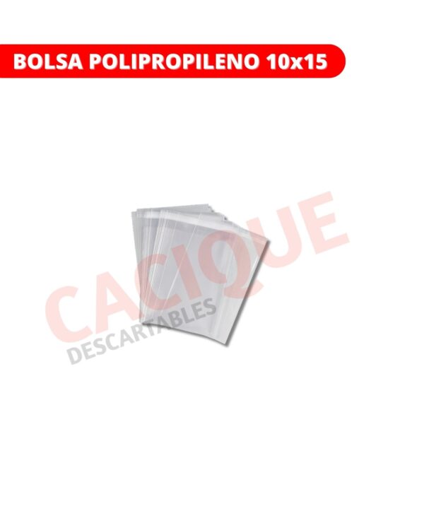 BOLSA POLIPROPILENO 10X15X100