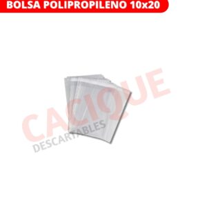BOLSA POLIPROPILENO 10X20X100
