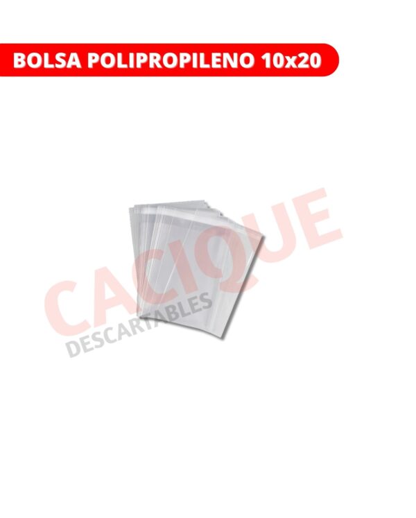 BOLSA POLIPROPILENO 10X20X100