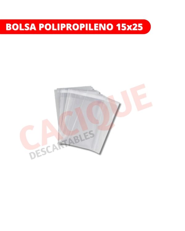 BOLSA POLIPROPILENO 15X25X100