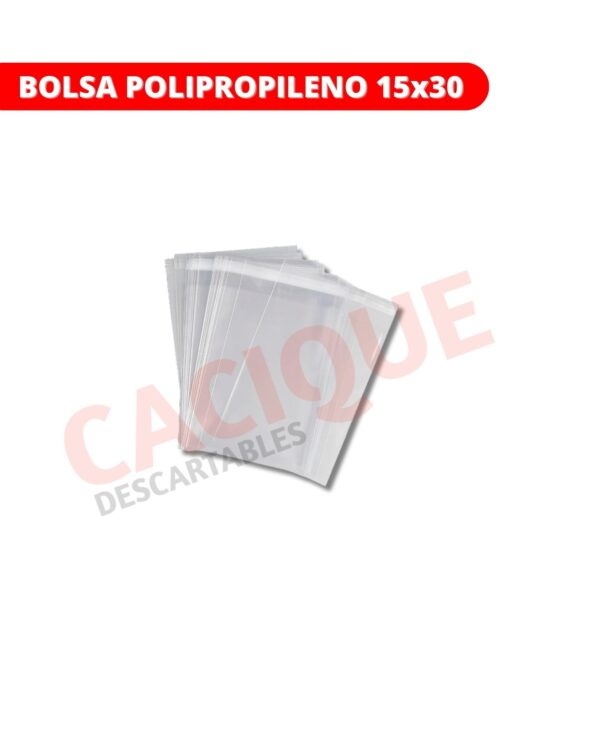 BOLSA POLIPROPILENO 15X30X100
