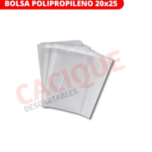 BOLSA POLIPROPILENO 20X25X100