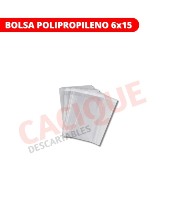 BOLSA POLIPROPILENO 6X15X100