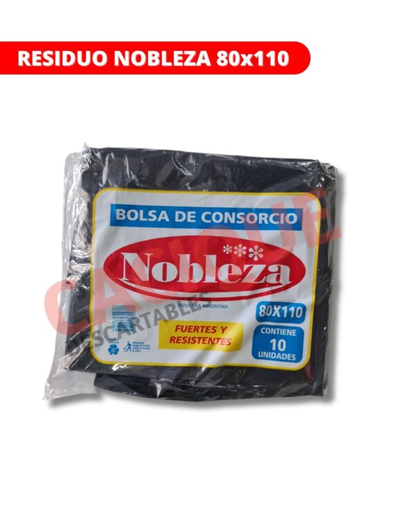 BOLSA RESIDUO NOBLEZA 80X110X10