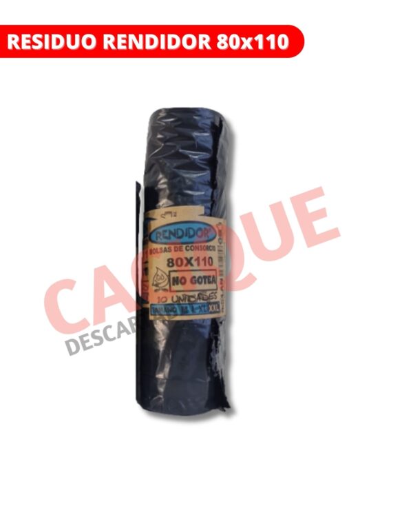 BOLSA RESIDUO RENDIDOR 80X110X 10UNID