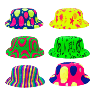 Sombrero Redondo Plastico Estampado