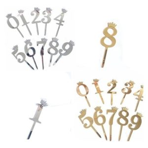 Topper Numero 11cm Corona