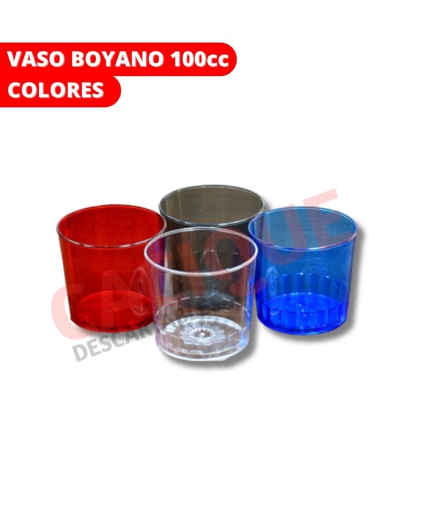 VASO BOYANO COLOR CRISTAL 100CC