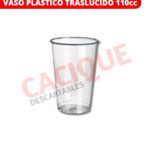 VASO PLASTIVAS 110 CC CRISTAL