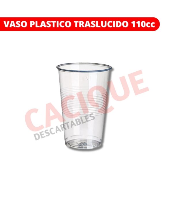 VASO PLASTIVAS 110 CC CRISTAL