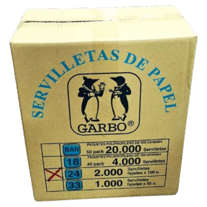 Servilletas Garbo 24x24x 2000 Unid