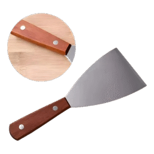 Espatula Metal Mango Madera 22x7
