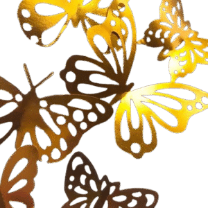 Mariposa Metalizado Modelo Surtido
