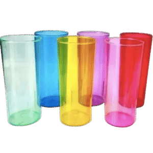 Vaso Trago Largo Boyano Casino Colores Cristal