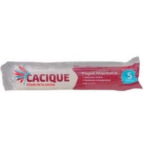 Papel Manteca Familiar Cacique 28x5mts