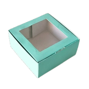 Caja Sc Pequeña Con Visor  Mix Modelo 8x8x3.5