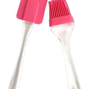 Set De 2 Silicona Espatula Y Pincel