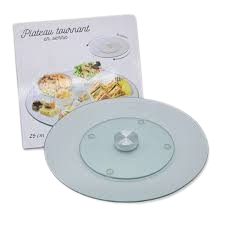 Plato Giratorio De Vidrio 30cm
