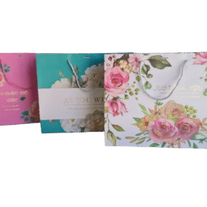 Bolsa De Regalo Dia Madre Con Rosas 32x26x11