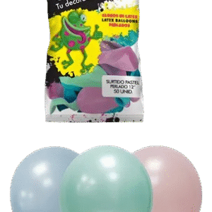 Globo Latex Pastel X 50unid